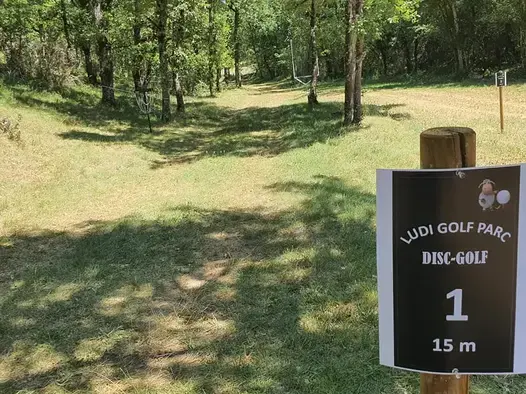 Parcours numéro un du disc golf